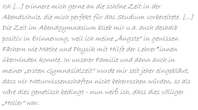 Ich errinere mich gerne