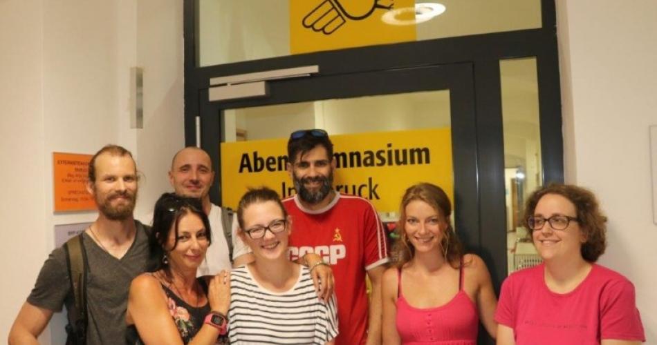 Eine unserer Fernstudiengruppen: gemeinsam in Richtung Matura