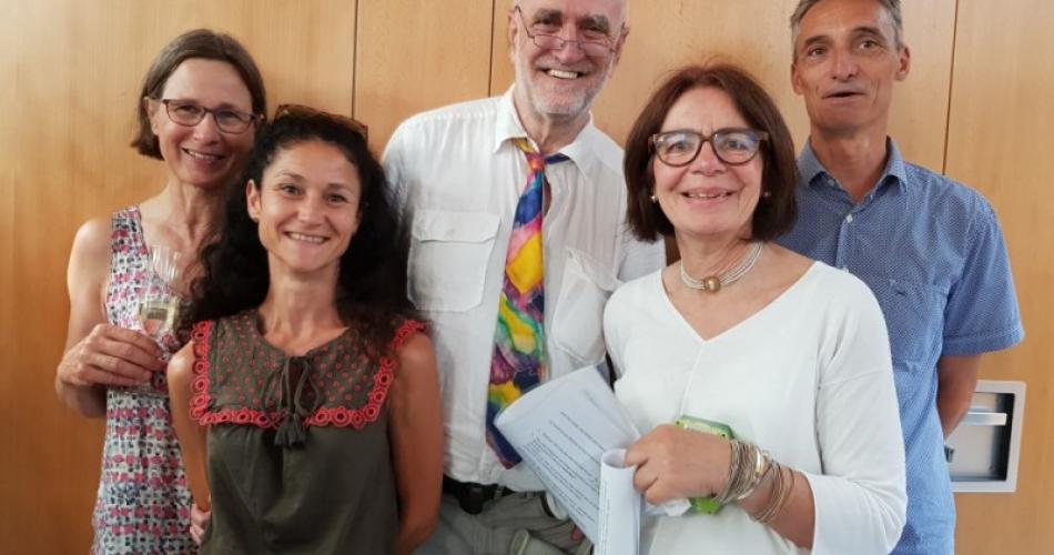 v.l.n.r.: Rauch, Ladner-Zangerl, Bürkle, Breitenlechner, Praxmarer