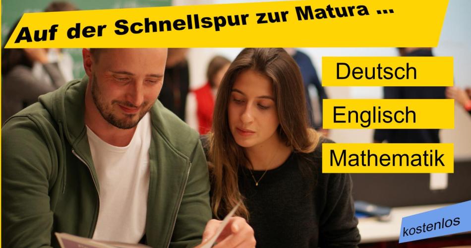 Auf der Schnellspur zur Matura in Deutsch, Englisch und Mathematik